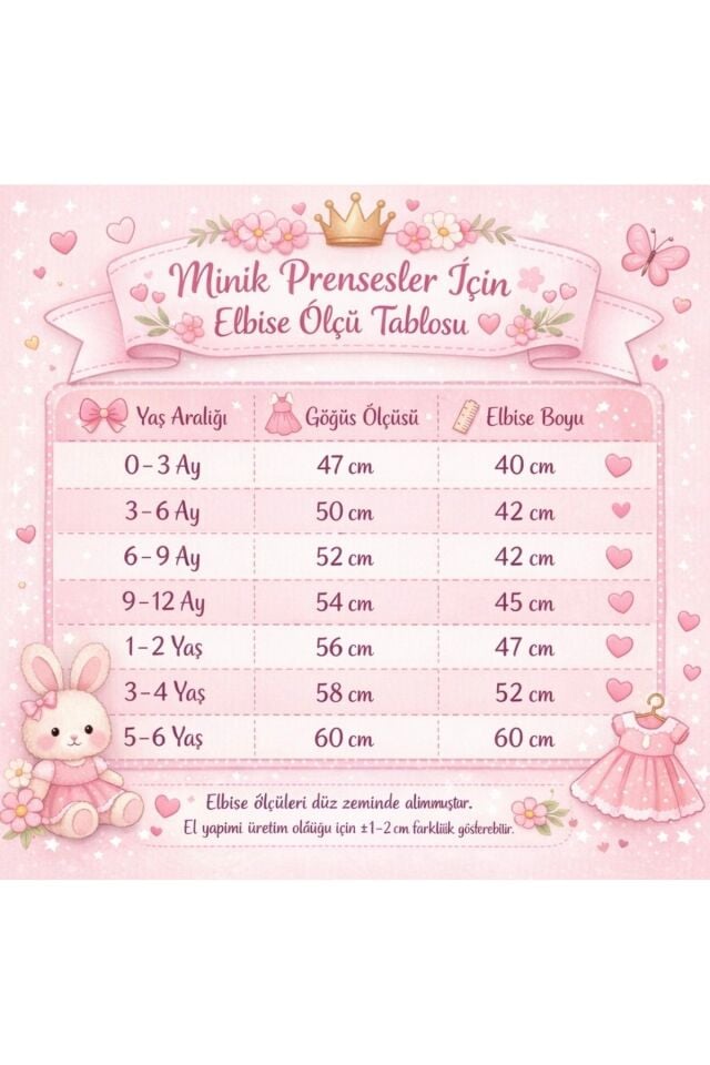 Kız Çocuk Fiyonk Detaylı Balon Abiye Elbise - Pembe 7-8 Yaş